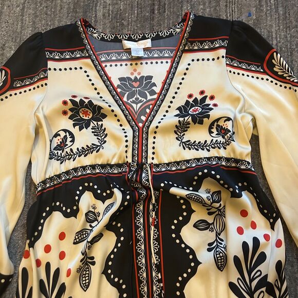 Caroline Constas Scarf Long Sleeve Maxi Dress, NWOT, Size S - Picture 8 of 12